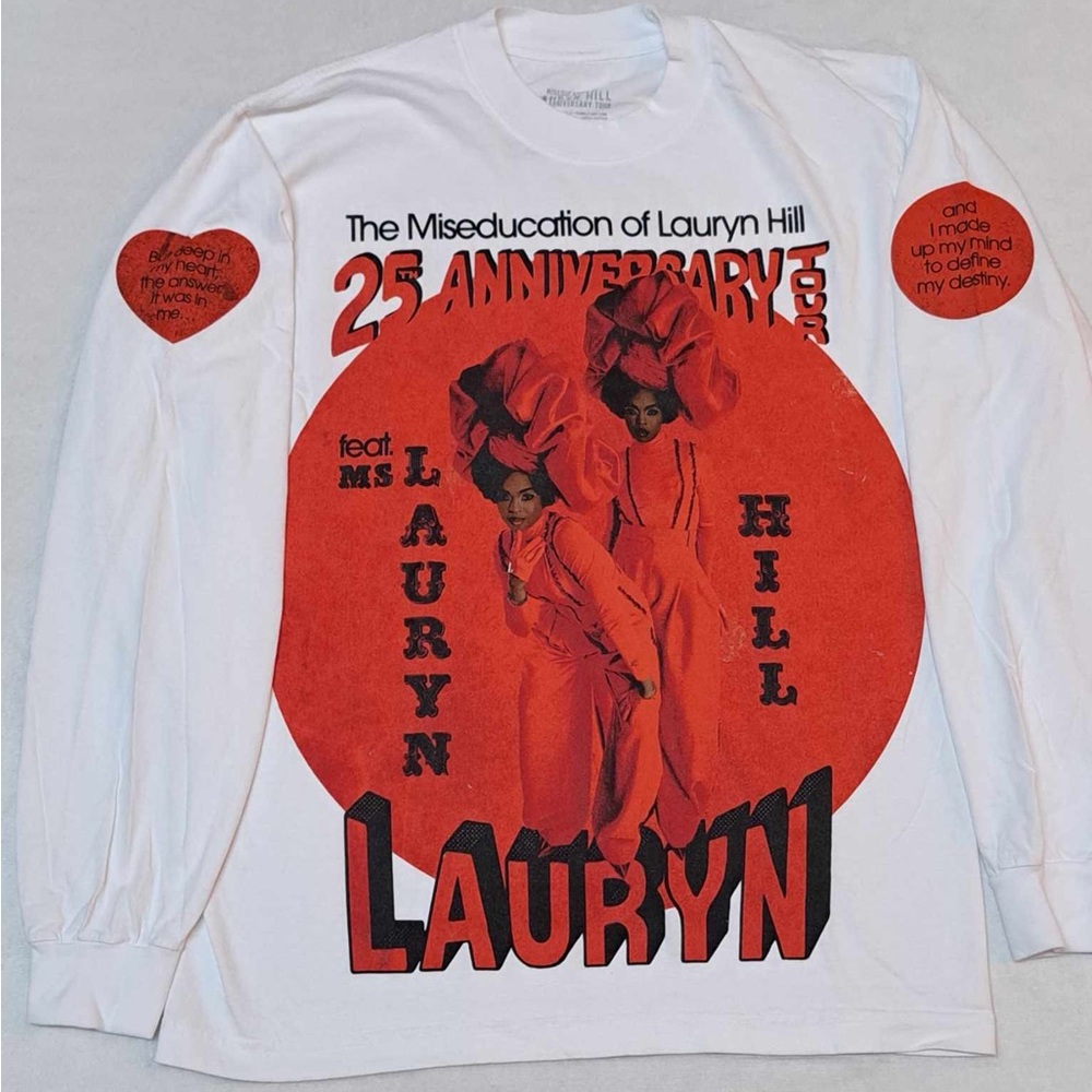 Lauryn Hill "Miseducation of Laryn Hill 25th Anniversary Tour Tee - SIZE MEDIUM